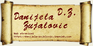 Danijela Zujalović vizit kartica